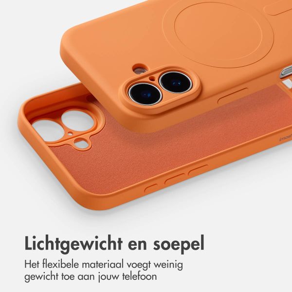 imoshion Color Backcover met MagSafe Apple iPhone 16 - Neon Orange