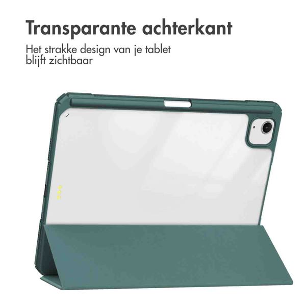 imoshion Trifold Hardcase Bookcase Apple iPad Air 13 inch (2026) M4 / (2025) M3 / (2024) M2 - Groen