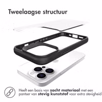 imoshion Rugged Hybrid Case Apple iPhone 14 Pro Max - Zwart