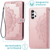 imoshion Mandala Bookcase Samsung Galaxy A32 (5G) - Rosé Goud