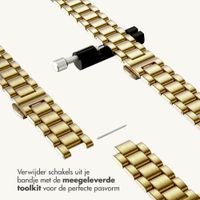 Selencia Slim Steel schakelbandje Apple Watch | 38/40/41/42 mm - Goud