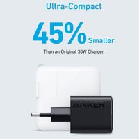 Anker Wall Charger 323 | 33 Watt snellader - USB-A + USB-C - Zwart