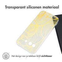 imoshion Design hoesje Google Pixel 9A - Golden Leaves Transparant