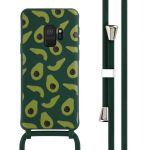 imoshion Siliconen design hoesje met koord Samsung Galaxy S9 - Avocado Green