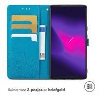 imoshion Mandala Bookcase Samsung Galaxy S24 Ultra - Turquoise