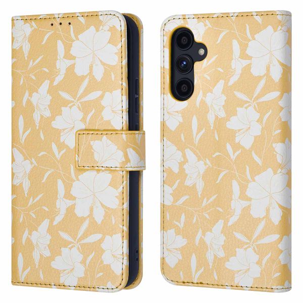 imoshion Design Bookcase Samsung Galaxy A34 (5G) - Yellow Flowers