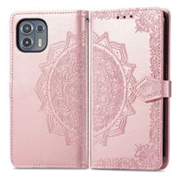 imoshion Mandala Bookcase Motorola Moto Edge 20 Lite - Rosé Goud