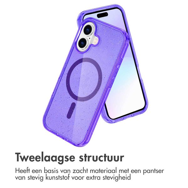 imoshion Sparkle Backcover met MagSafe Apple iPhone 17 - Paars