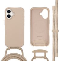 imoshion Color Backcover met afneembaar koord met MagSafe Apple iPhone 17 - Nude