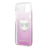 Karl Lagerfeld Hardcase Backcover Choupette iPhone 13 - Roze