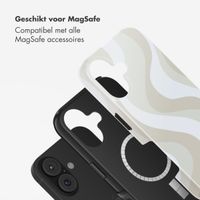 Selencia Vivid Backcover met MagSafe Apple iPhone 17 - Desert Waves Beige