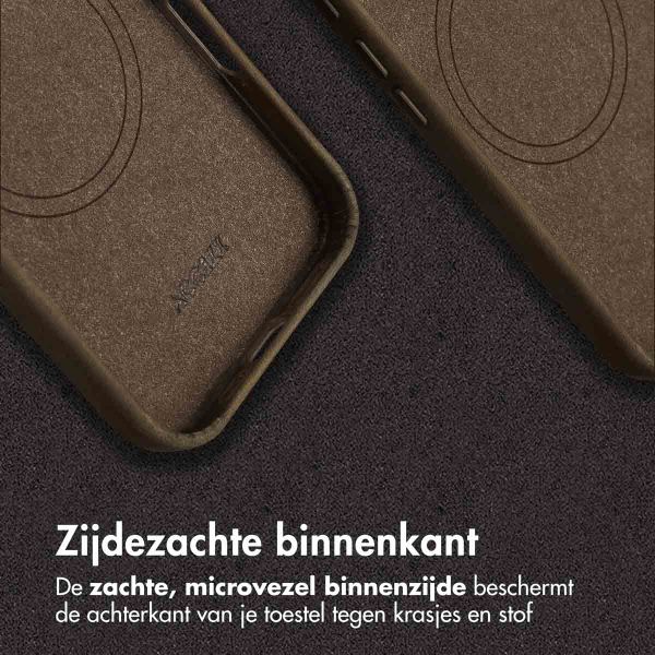 Accezz Vintage Leather Magsafe Backcover Apple iPhone 16 Pro - Rustic Brown