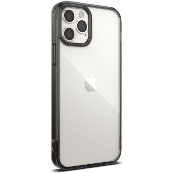 Ringke Fusion Backcover iPhone 12 (Pro) - Zwart