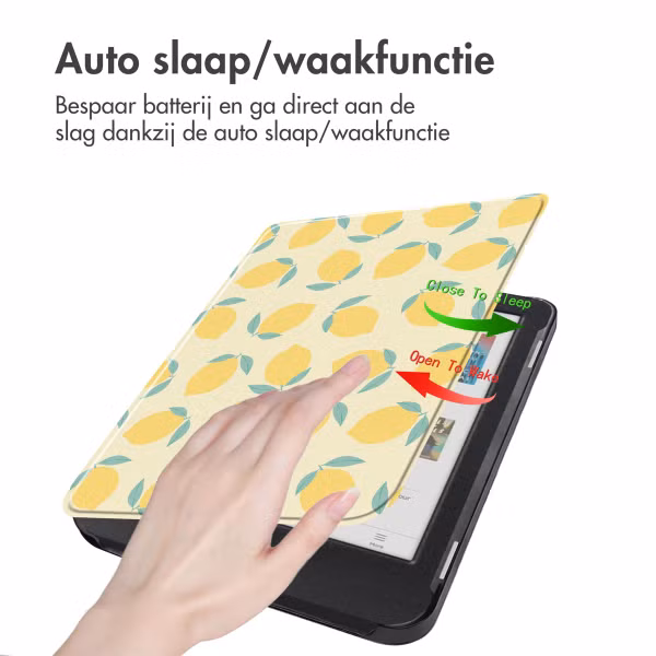 imoshion Design Slim Hard Case Bookcase Kobo Clara Colour / BW - Citrus Dream