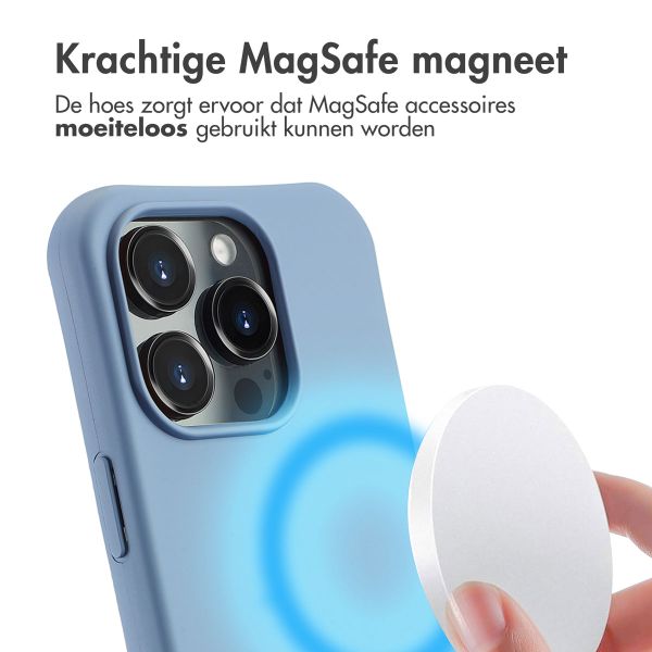 imoshion Color Backcover met afneembaar koord MagSafe iPhone 16 Pro Max - Ash Blue