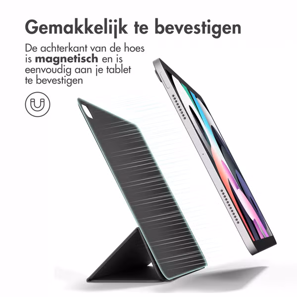 imoshion Magnetic Bookcase Apple iPad Air 11 inch (2025) M3 / (2024) M2 / Air 5 (2022) / Air 4 (2020) - Zwart