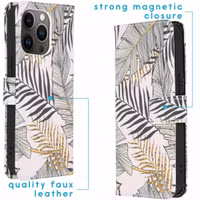 imoshion Design Softcase Bookcase Apple iPhone 13 Pro - Glamour Botanic