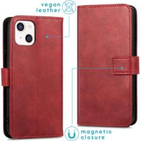 imoshion Luxe Bookcase iPhone 13 - Rood