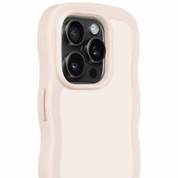 Holdit Wavy Case iPhone 15 Pro - Light Beige