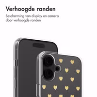 imoshion Design hoesje Apple iPhone 16 - Golden Hearts