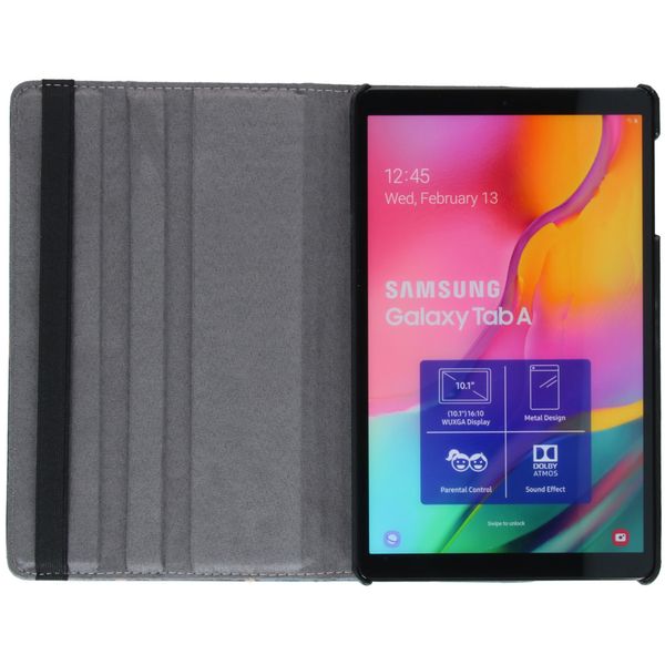 360° Draaibare Design Bookcase Galaxy Tab A 10.1 (2019)