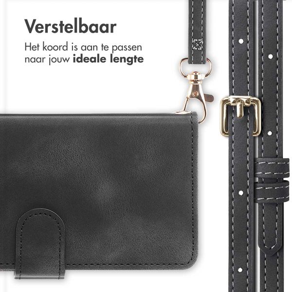 imoshion Bookcase met koord Apple iPhone SE (2022 / 2020) / 8 / 7 - Zwart