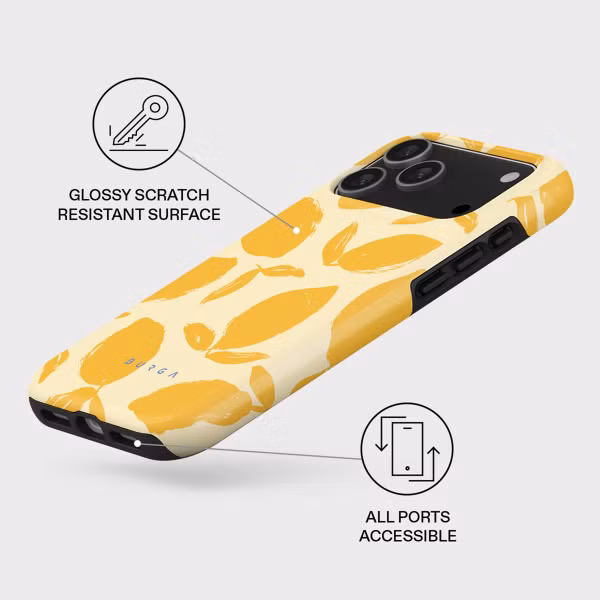 Burga Tough Backcover MagSafe Apple iPhone 17 Pro - Lemon Tart