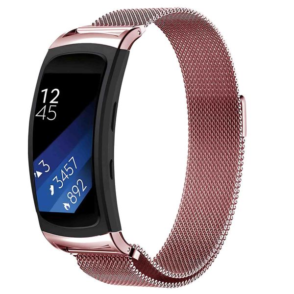 imoshion Milanees magnetisch bandje Samsung Gear Fit 2 / 2 Pro - Roze