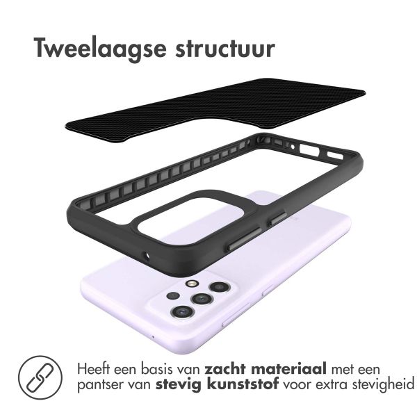 imoshion Rugged Hybrid Case Samsung Galaxy A33 - Zwart