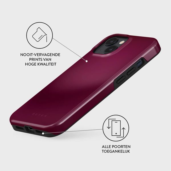 Burga Tough Backcover MagSafe Apple iPhone 13 - Dark Cherry