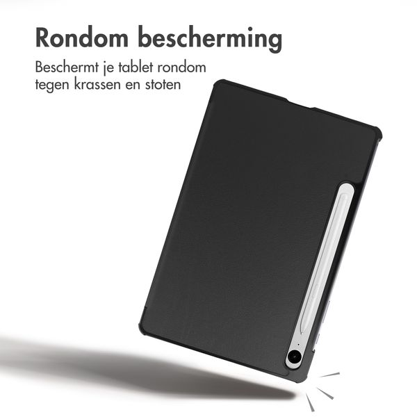 imoshion Trifold Bookcase Samsung Galaxy Tab S10 FE Plus - Zwart