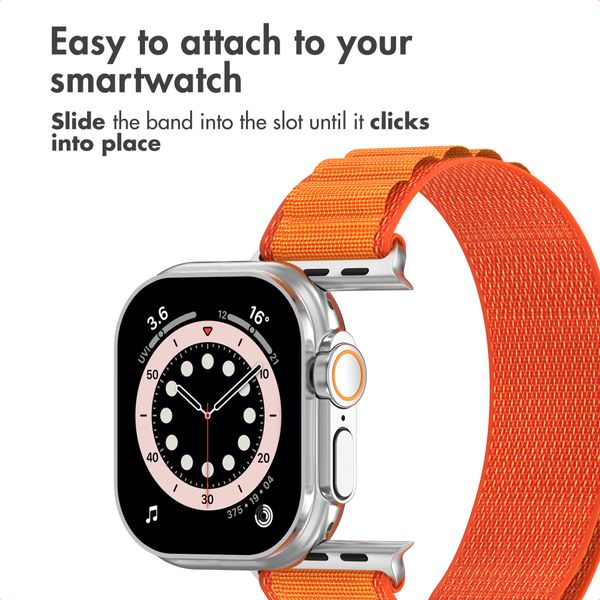 Accezz Nylon Alpine Band Apple Watch | 44/45/46/49 mm - Orange