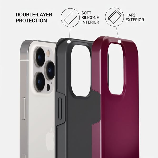Burga Tough Case with MagSafe Apple iPhone 13 Pro - Dark Cherry