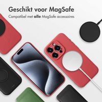 imoshion Color Backcover met MagSafe iPhone 15 Pro - Dusty Rose