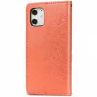 Mandala Bookcase iPhone 12 Mini - Rood