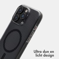 Accezz Lite Backcover met MagSafe | Fluted | Apple iPhone 16 Pro - Zwart