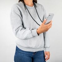 imoshion Transparante Backcover met koord Samsung Galaxy S8 - Zwart