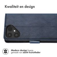 imoshion Luxe Bookcase Fairphone 6 - Donkerblauw