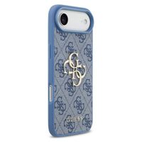 Guess 4G Metal Logo Backcover Apple iPhone Air - Blauw