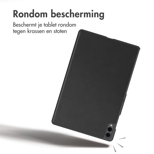 imoshion Trifold Bookcase Samsung Galaxy Tab S11 Ultra - Zwart