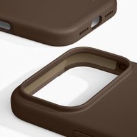 iDeal of Sweden Silicone Case met MagSafe Apple iPhone 18 Pro / 17 Pro - Mocha Mousse