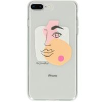 My Jewellery Design Backcover iPhone 8 Plus / 7 Plus - Face Transparent