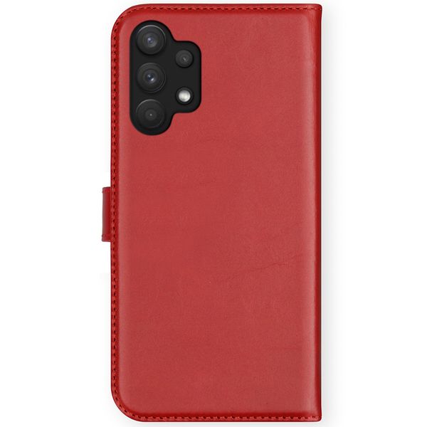 Selencia Echt Lederen Bookcase Samsung Galaxy A32 (4G) - Rood