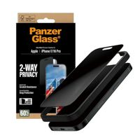 PanzerGlass Privacy Ultra-Wide Fit Anti-Bacterial Screenprotector incl. applicator Apple iPhone 17