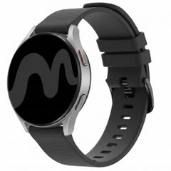 imoshion Siliconen sport bandje met gesp  - Universeel 22 mm aansluiting - Zwart