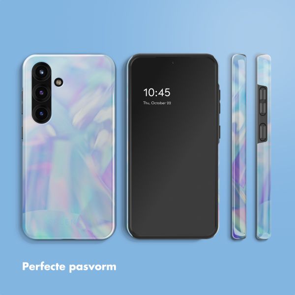 Selencia Vivid Backcover Samsung Galaxy S25 - Holographic Blue Dream