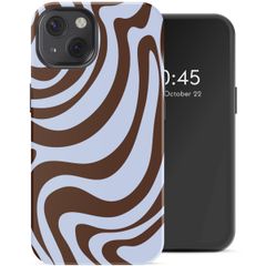 Selencia Vivid Backcover Apple iPhone 13 - Dream Swirl Chocolate