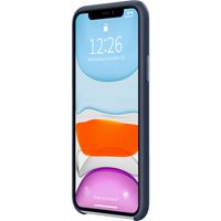 Valenta Luxe Leather Backcover iPhone 11 - Donkerblauw