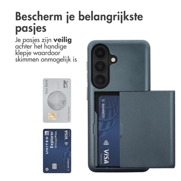 imoshion Backcover met pasjeshouder Samsung Galaxy S26 - Donkerblauw