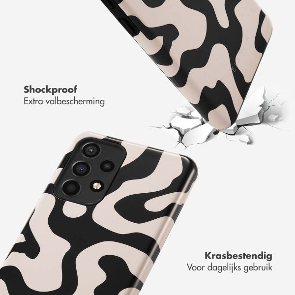 Selencia Vivid Backcover Samsung Galaxy A52(s) (5G/4G) - Art Wave Black